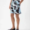 Aloe-shorts Shorts med Wavy Psyche-tryck Aloe-shorts Shorts med Wavy Psyche-tryck