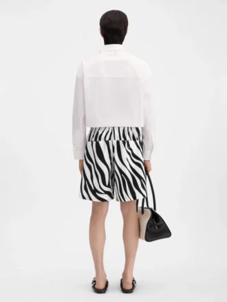Aloe-shorts Shorts med Zebra Arty-tryck