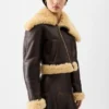 Aviator-jackan Asymmetrisk flygarjacka