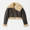 Aviator-jackan Asymmetrisk flygarjacka