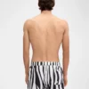 Baddräkten Puntini Badshorts med Zebra Arty-tryck Baddräkten Puntini Badshorts med Zebra Arty-tryck