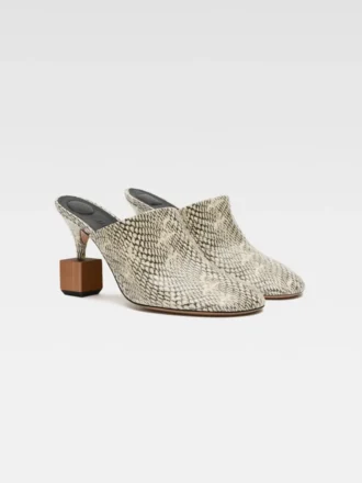 Bisou-mules Mules med geometrisk klack