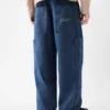 Cargo-byxor i denim från Carré de-Nîmes Cargo-jeans Cargo-byxor i denim från Carré de-Nîmes Cargo-jeans