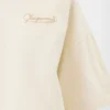 Corto-t-shirt Boxig broderad t-shirt