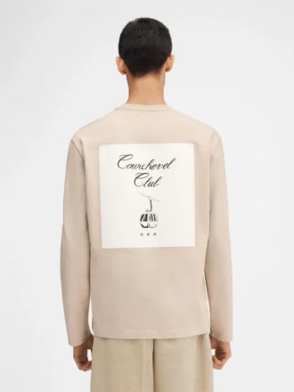 Courchevel-t-shirten Långärmad t-shirt med logo – säljs exklusivt online och i vår butik i Courchevel