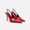 De höga Cubisto-slingback-skorna Slingback-pumps De höga Cubisto-slingback-skorna Slingback-pumps