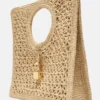 Den lilla fyrkantiga väskan Spiaggia Liten fyrkantig raffia-väska Den lilla fyrkantiga väskan Spiaggia Liten fyrkantig raffia-väska