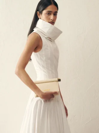 Den lilla Rond Carré-clutchen Mini-takeaway-clutch