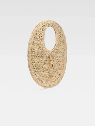 Den runda väskan Spiaggia Rund väska i raffia