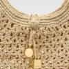 Den runda väskan Spiaggia Rund väska i raffia