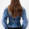 Denimjackan de-Nîmes Böjd denimjacka