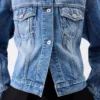 Denimjackan de-Nîmes Böjd denimjacka