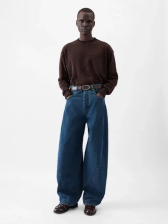 Espiral de-Nîmes jeansbyxor Jeans med vridna sömmar