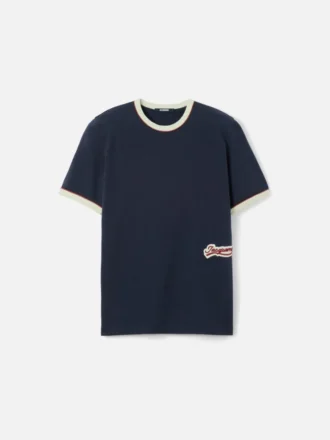 Gio-t-shirt Kortärmad t-shirt med broderad patch