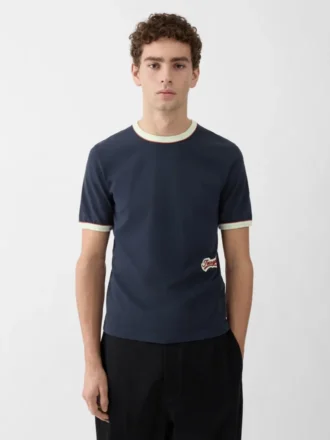 Gio-t-shirt Kortärmad t-shirt med broderad patch