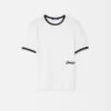 Gio-t-shirt Kortärmad t-shirt med broderad patch Gio-t-shirt Kortärmad t-shirt med broderad patch