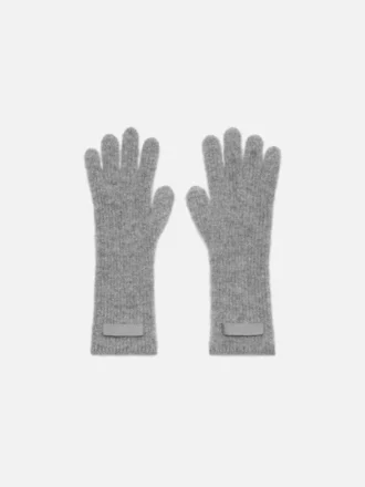 Gros Grain-handskar Grosgrain-logotyp-handskar