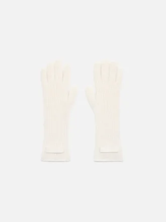 Gros Grain-handskar Grosgrain-logotyp-handskar