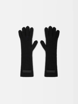 Gros Grain-handskar Grosgrain-logotyp-handskar