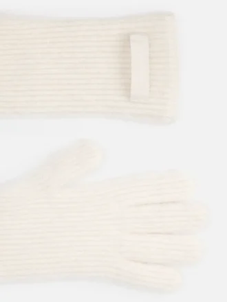 Gros Grain-handskar Grosgrain-logotyp-handskar