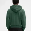 Gros Grain-hoodie med dragkedja Grosgrain-logo på dragkedja Gros Grain-hoodie med dragkedja Grosgrain-logo på dragkedja