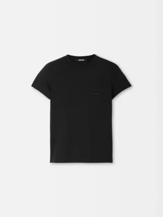Gros Grain kortärmad t-shirt Grosgrain-logotyp-t-shirt