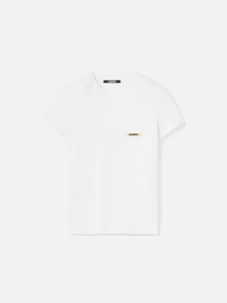 Gros Grain kortärmad t-shirt Grosgrain-logotyp-t-shirt