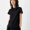 Gros Grain kortärmad t-shirt Grosgrain-logotyp-t-shirt Gros Grain kortärmad t-shirt Grosgrain-logotyp-t-shirt