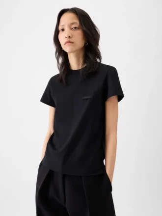 Gros Grain kortärmad t-shirt Grosgrain-logotyp-t-shirt