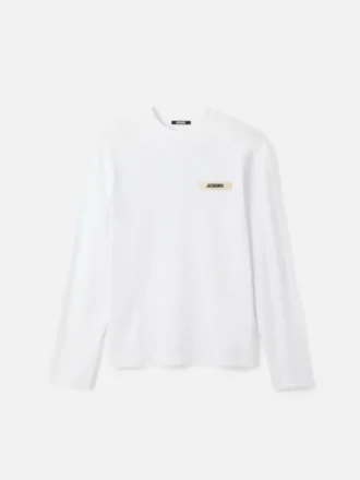Gros Grain långärmad t-shirt Grosgrain-logotyp långärmad t-shirt