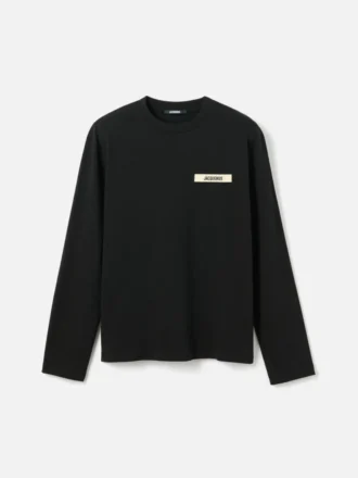 Gros Grain långärmad t-shirt Grosgrain-logotyp långärmad t-shirt