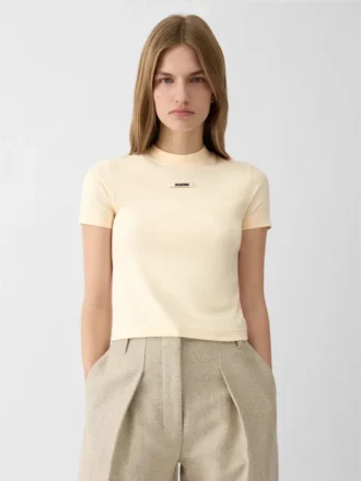 Gros Grain-t-shirt Grosgrain-logotyp-t-shirt