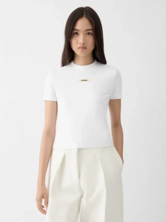 Gros Grain-t-shirt Grosgrain-logotyp-t-shirt