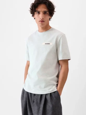 Gros Grain-t-shirt Grosgrain-logotyp-t-shirt