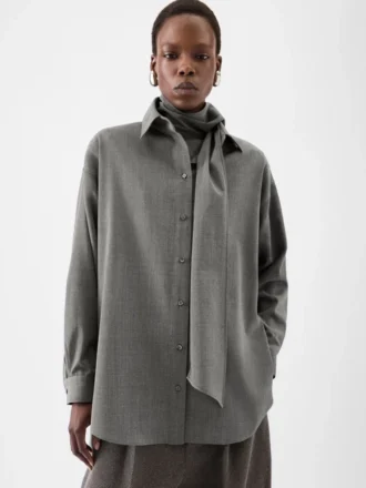 Herrskjorta Oversized skjorta