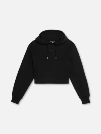 Huvtröja med grosgrain-logotyp Huvtröja med grosgrain-logotyp