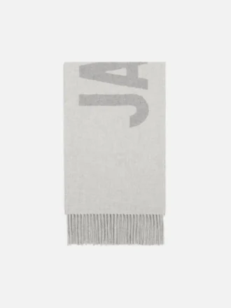 Jacquemus-scarf Scarf med logotyp och fransar