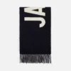 Jacquemus-scarf Scarf med logotyp och fransar Jacquemus-scarf Scarf med logotyp och fransar