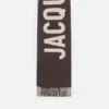 Jacquemus-scarf Scarf med logotyp och fransar Jacquemus-scarf Scarf med logotyp och fransar