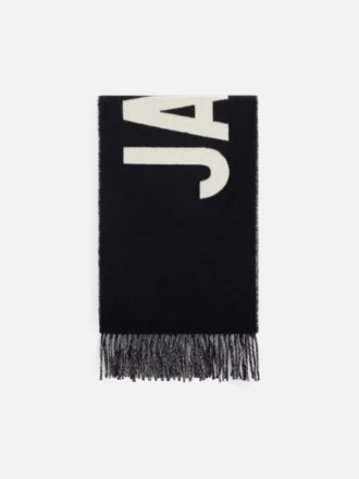 Jacquemus-scarf Scarf med logotyp och fransar