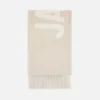 Jacquemus-scarf Scarf med logotyp och fransar Jacquemus-scarf Scarf med logotyp och fransar