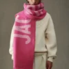 Jacquemus-scarf Scarf med logotyp och fransar Jacquemus-scarf Scarf med logotyp och fransar