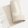 Jacquemus-scarf Scarf med logotyp och fransar Jacquemus-scarf Scarf med logotyp och fransar