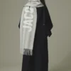 Jacquemus-scarf Scarf med logotyp och fransar Jacquemus-scarf Scarf med logotyp och fransar