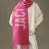 Jacquemus-scarf Scarf med logotyp och fransar Jacquemus-scarf Scarf med logotyp och fransar