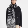 Jacquemus-scarf Scarf med logotyp och fransar Jacquemus-scarf Scarf med logotyp och fransar