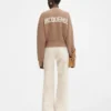 Jacquemus stickad tröja med jacquardlogotyp