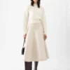 Jacquemus stickad tröja med logo