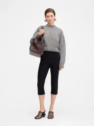 Jacquemus stickad tröja med logo