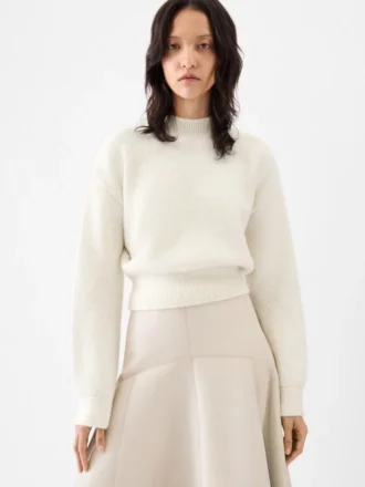 Jacquemus stickad tröja med logo